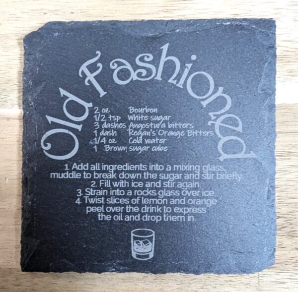 Old Fashioned Recipe Coaster