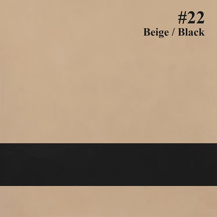 Leatherette Color Beige / Black