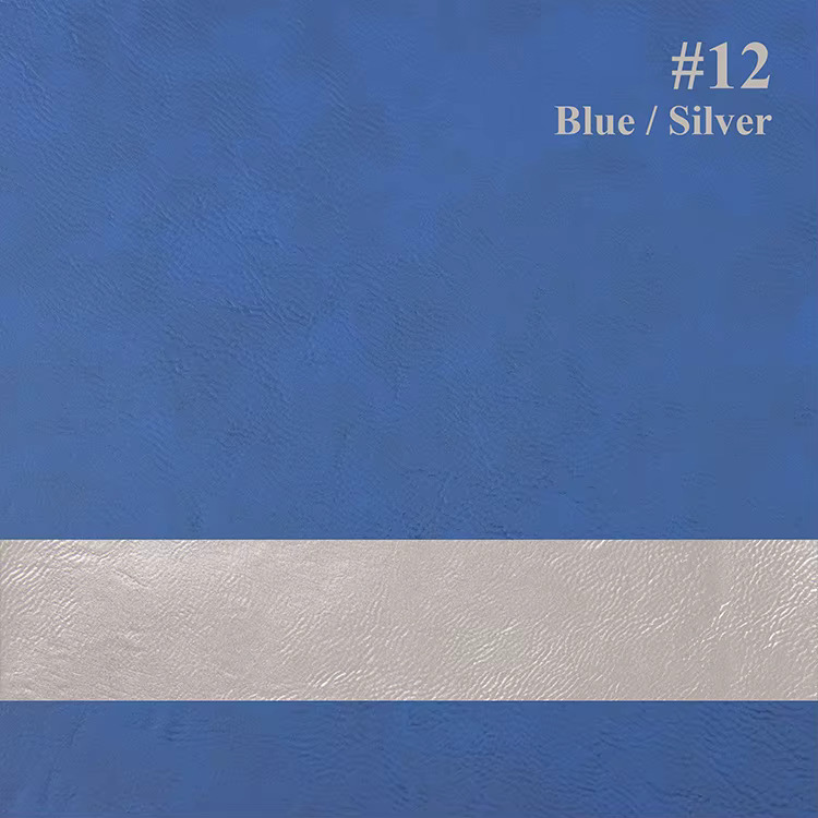 Leatherette Color Blue / Silver
