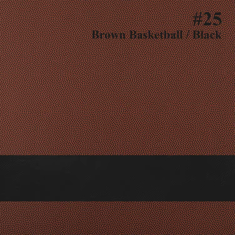 Leatherette Color Brown Basketball / Black
