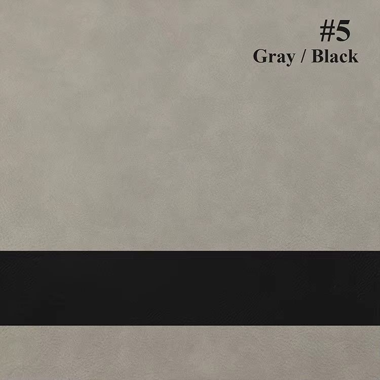 Leatherette Color Gray / Black