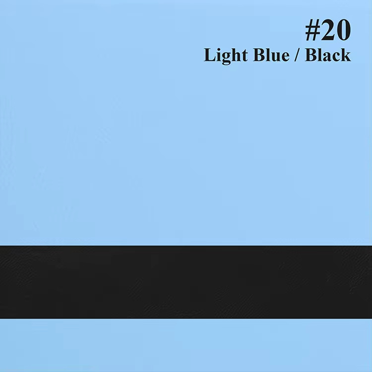 Leatherette Color Light Blue / Black