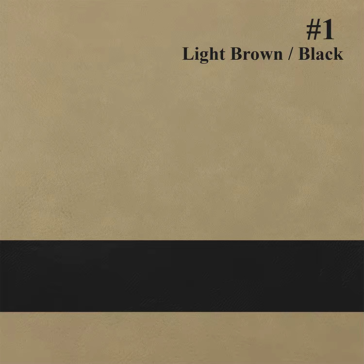 Leatherette Color Light Brown / Black