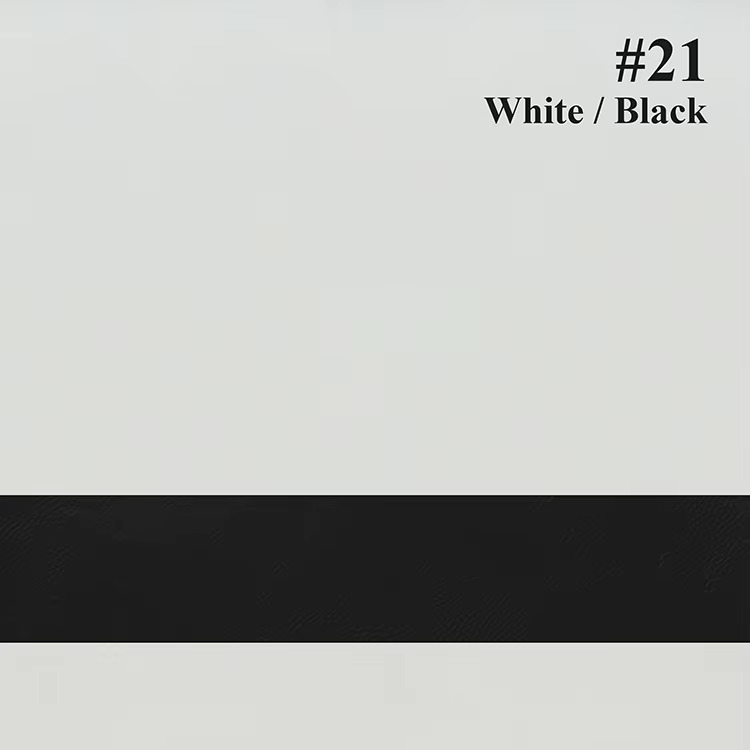 Leatherette Color White / Black